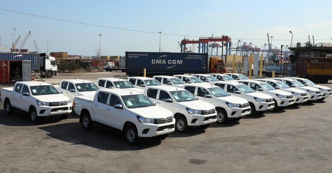 17 آلية تويوتا من الاتحاد الأوروبي لقوى الأمن الدخلي