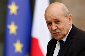 وصول الموفد الفرنسي جان ايف لودريان الى القصر الجمهوري