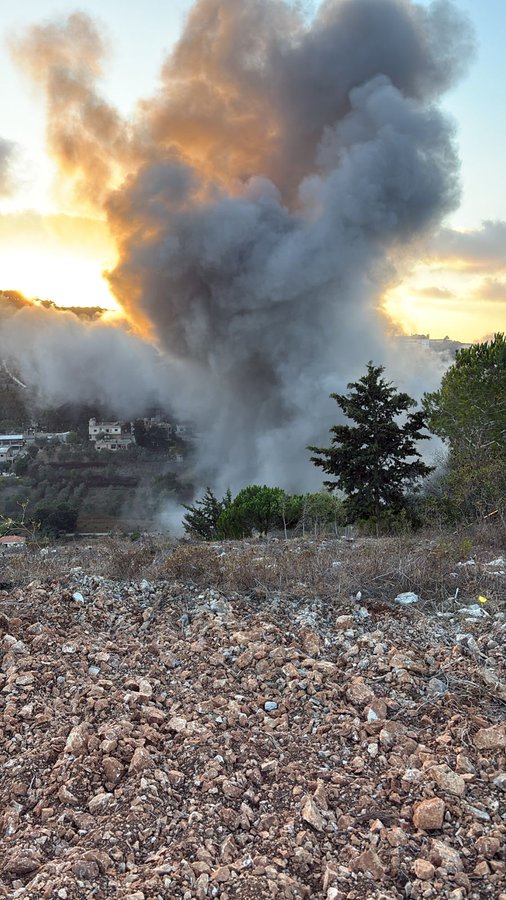 (بالفيديو)- الغارة على #دبين