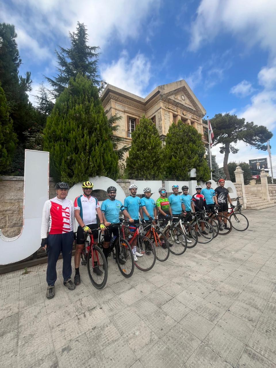 من النبطية إلى المختارة فالنبطية مرورًا بجزين... فريق النبطية للدراجات الهوائية