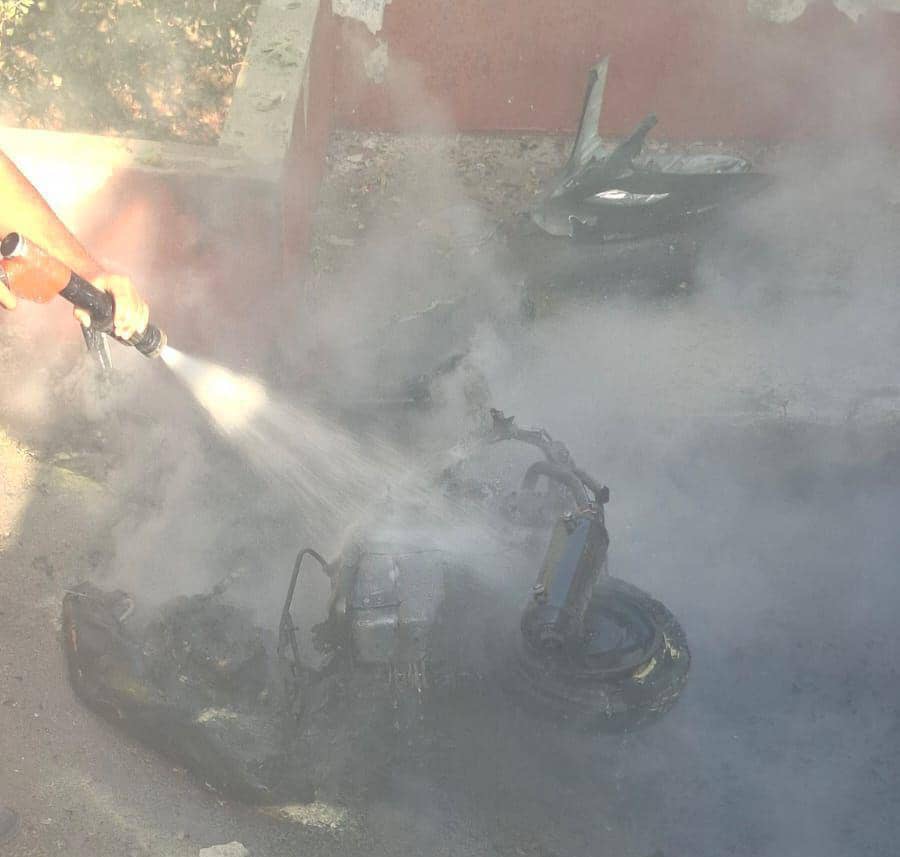 استهداف دراجة نارية في كونين