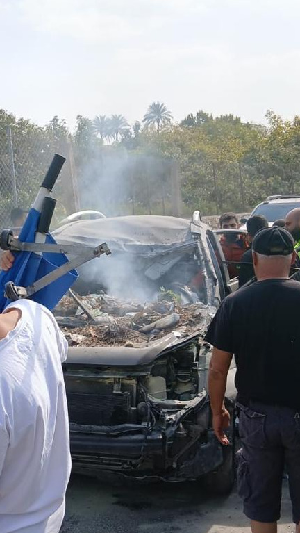 شهيد وجريح في استهداف السيارة على طريق عام برج رحال-العباسية
