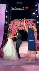 #إليسا خلال حفل زفاف في #مصر