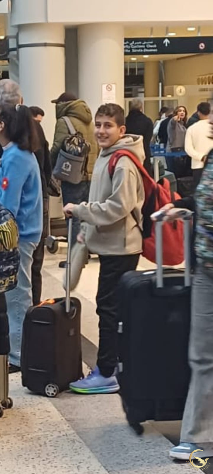 ابن حيتولي شادي وسام طانيوس في جورجيا للمشاركة بمسابقة الحساب الفوري 6 كانون الأول