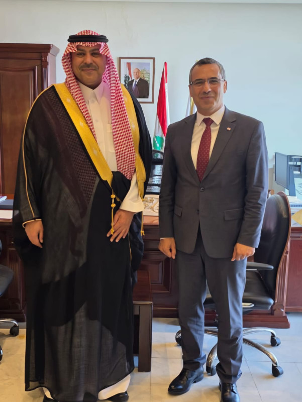 وزير الزراعة يبحث مع سفير المملكة العربية السعودية تعزيز التعاون الزراعي وتهيئة الظروف لاستئناف الصادرات اللبنانية