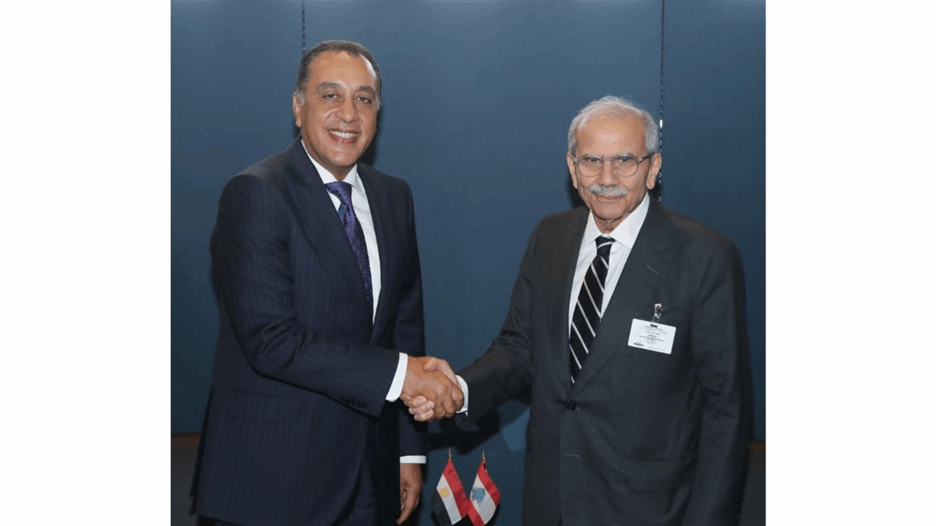 مدبولي لسلام: حريصون على مساندة الدولة اللبنانية ومؤسساتها الوطنية