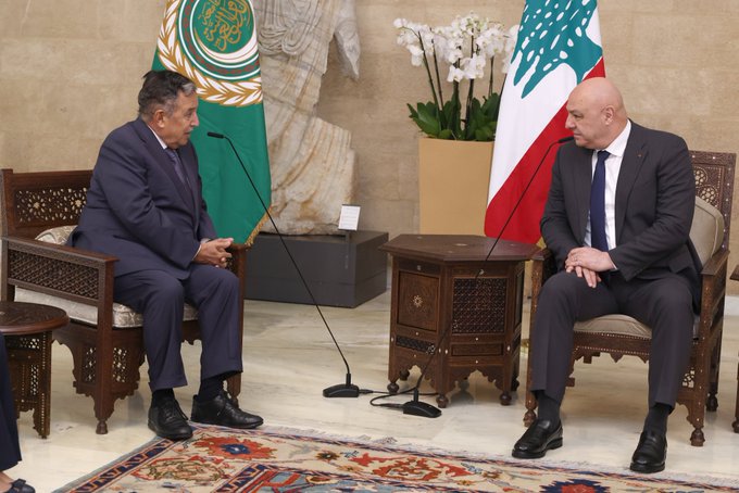 عون لفهمي: متمسكون بالحل الدبلوماسي وآن الأوان كي يرتاح لبنان