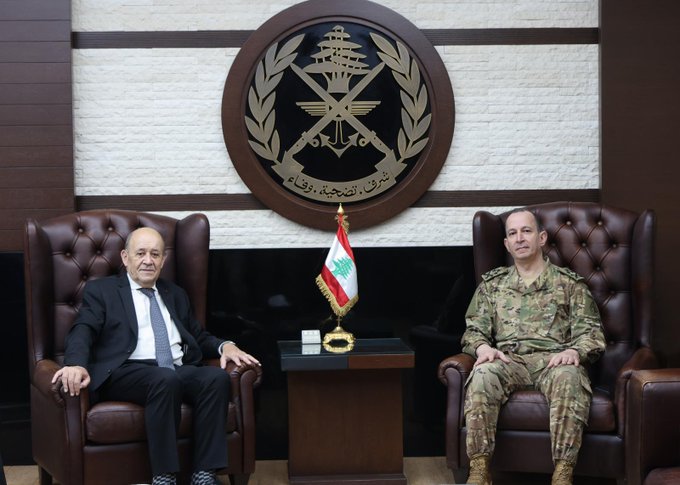 لودريان التقى هيكل