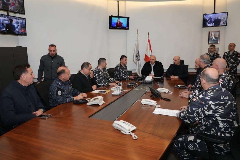 الرئيس عون زار غرفة عمليات قوى الأمن الداخلي لمتابعة الخطة الأمنية والإجراءات الخاصة بليلة رأس السنة