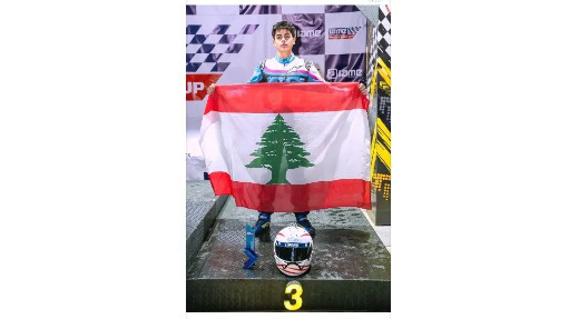 تتويج دولي أول للبطل أوليفر علام في "كأس الشرق الأوسط" للكارتنغ