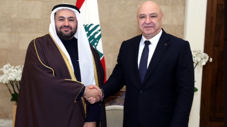 عون والخليفي يبحثان دور "الميكانيزم" وأولوية لبنان في السياسة القطرية
