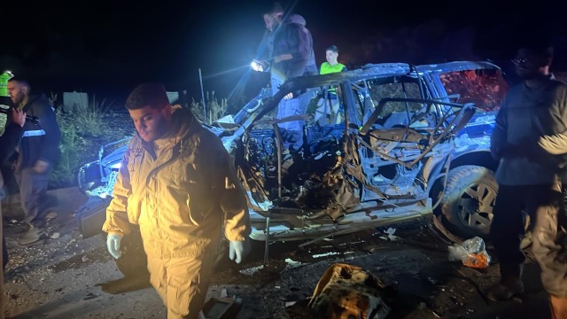 السيارة المستهدفة في كفررمان