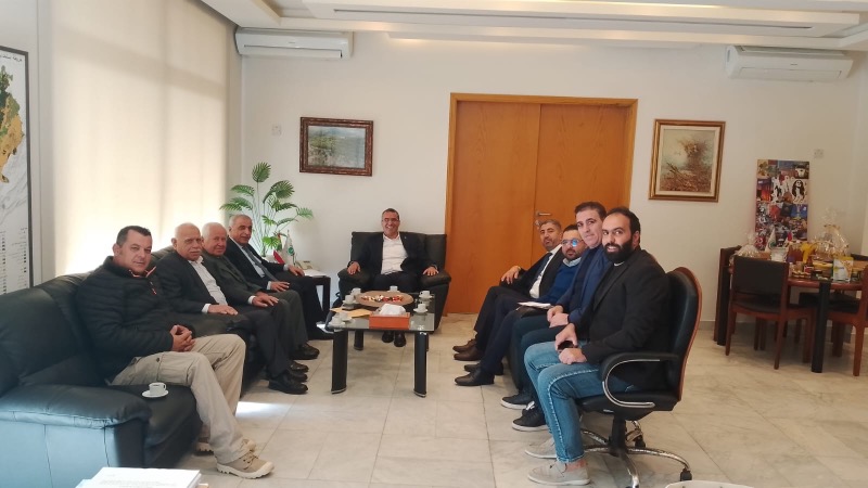 وزير الزراعة يستقبل وفد اتحاد بلديات العرقوب: تأكيد على الدعم الشامل وحماية الزراعة والمزارعين