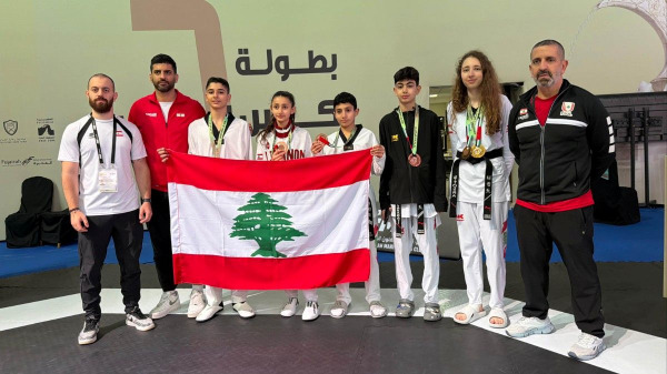 لبنان يحصد 6 ميداليات في كأس العرب للتايكواندو