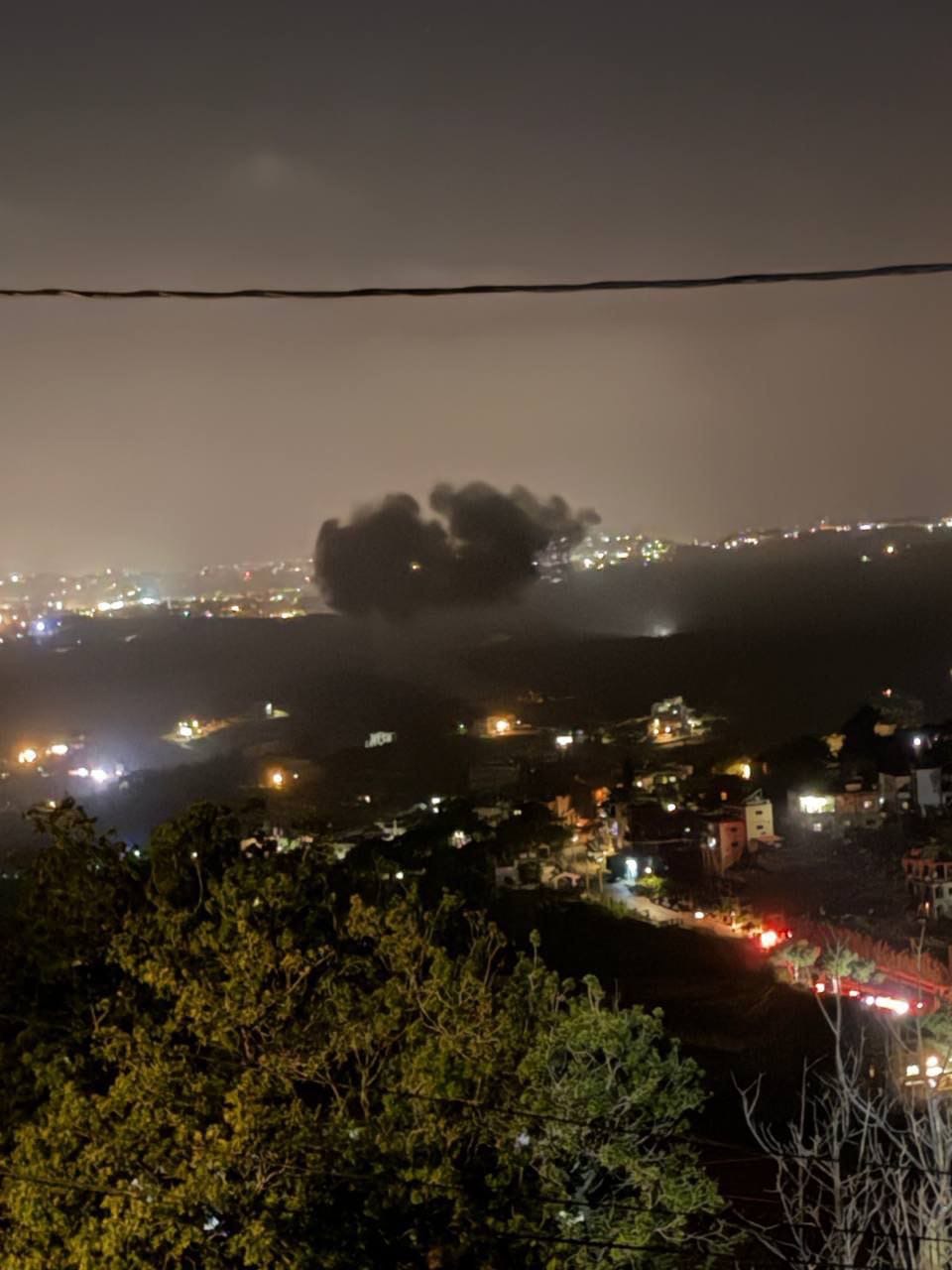 غارات على عريض بصليا-جباع وعلى الحميلة في حومين