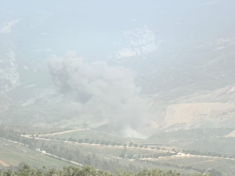 تفجير للجيش اللبناني في حقل القليعة-مرجعيون