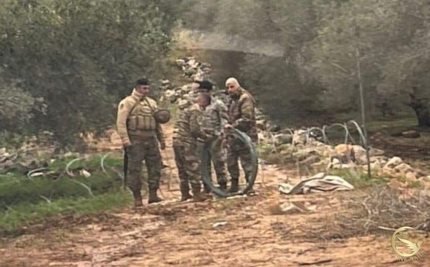 الجيش اللبناني وبعد رفعه ساترا ترابيًا في وسط المسلك الذي يسلكه الجيش الاسرائيلي  من "تلة الحمامص" بإتجاه جنوب الخيام