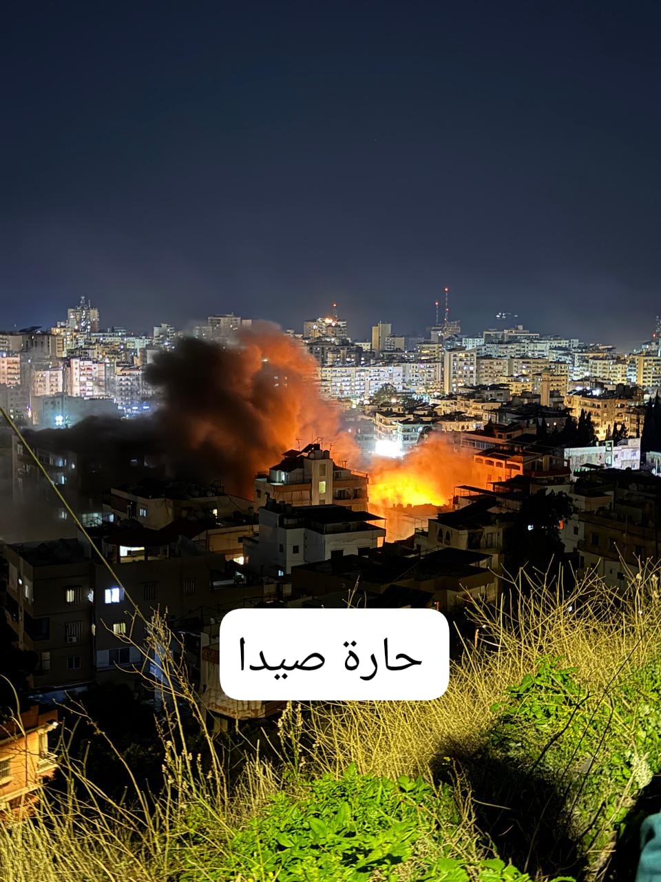 الغارة على حارة صيدا