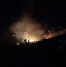 غارة بين الدوير وحاروف