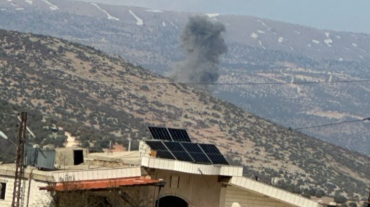 غارة على مزارع بيت مشيك غرب بعلبك