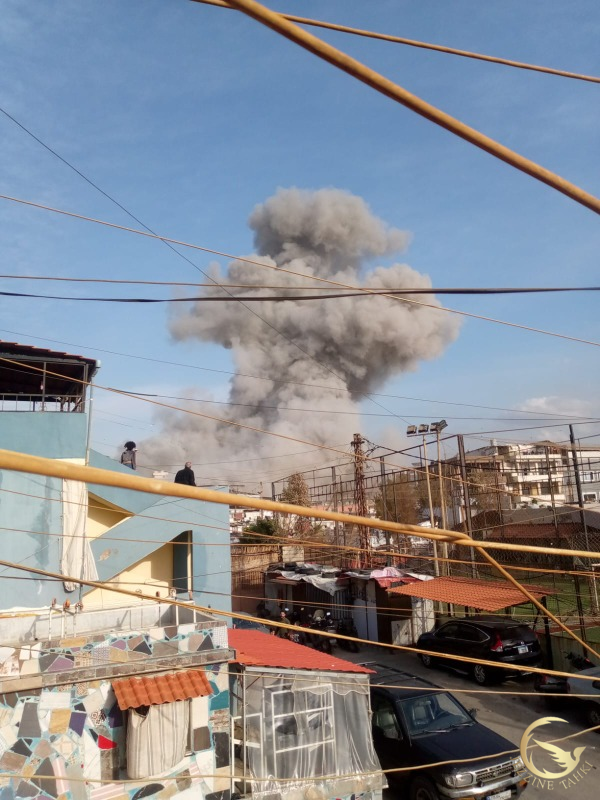 غارة على منطقة الجناح بالقرب من السفارة الإيرانية