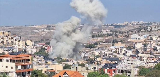 غارتان على بلدة دبين