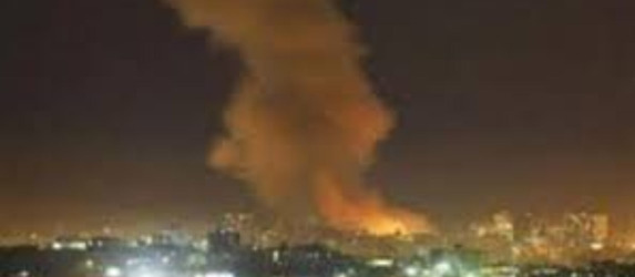 غارة على الضاحية