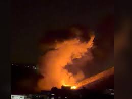 غارة على عين التينة في البقاع الغربي