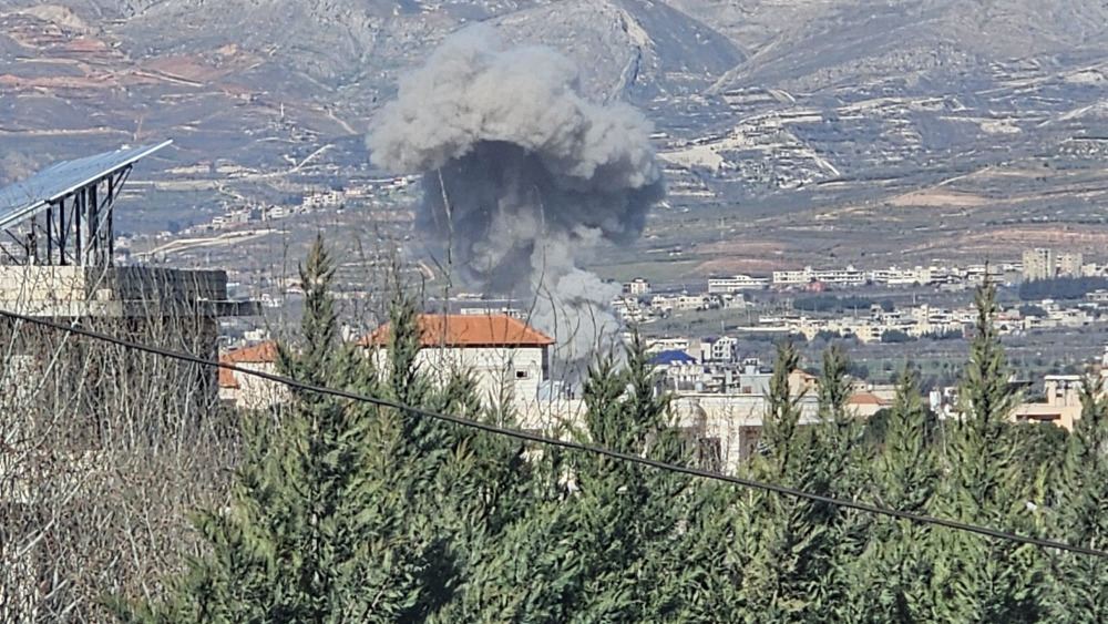 غارة عنيفة جديدة بقاعا محيط اوتوستراد رياق بعلبك