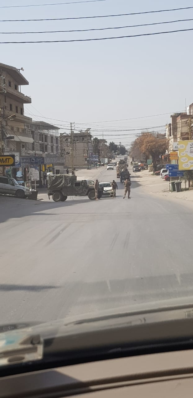 الجيش يقطع الطريق المؤدية إلى قصرنبا