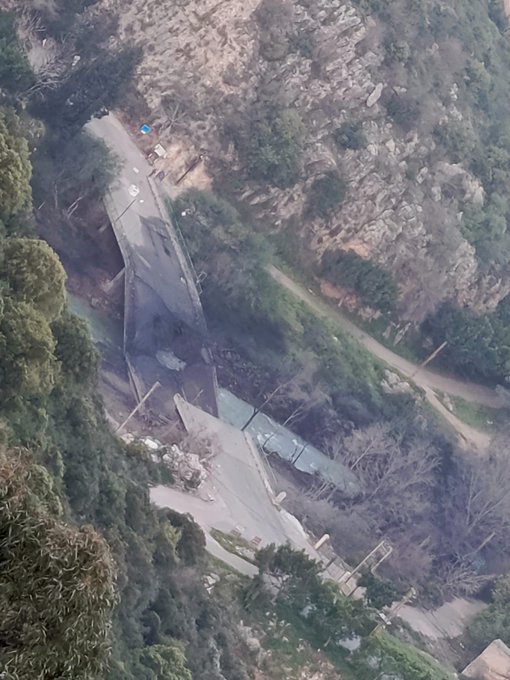 إستهداف جسر الليطاني في طيرفلسيه