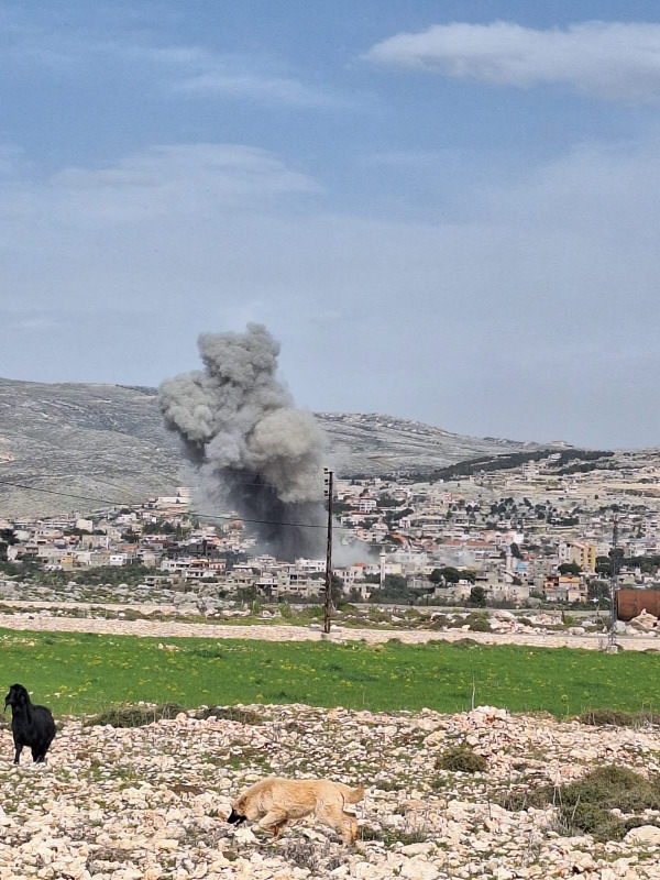 غارة على سحمر