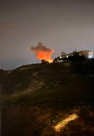 غارة على انصارية دير مار تقلا