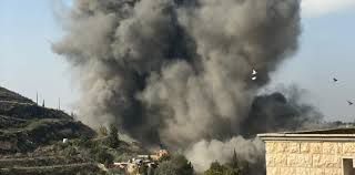 غارة على عربصاليم والبياضة