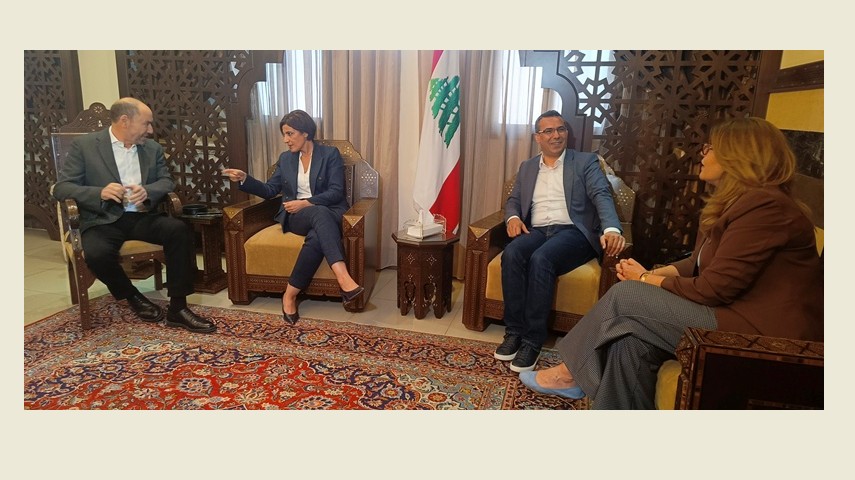 وزيرا البيئة والزراعة جالا في صيدا والعدوان الإسرائيلي حال دون استكمال جولتهما الى الصرفند وصور