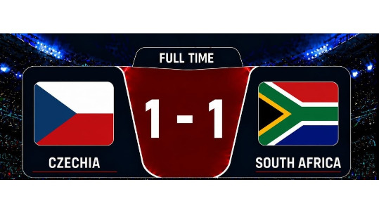 مونديال 2026: جنوب إفريقيا وتشيكيا يكتفيان بالتعادل 1-1